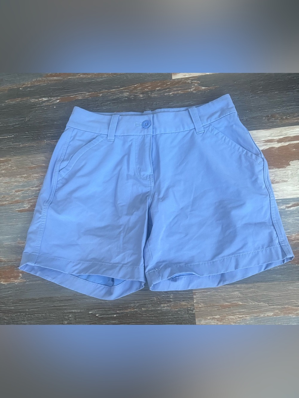Vineyard Vines Womens Performance Light Blue Athletic Shorts size 0